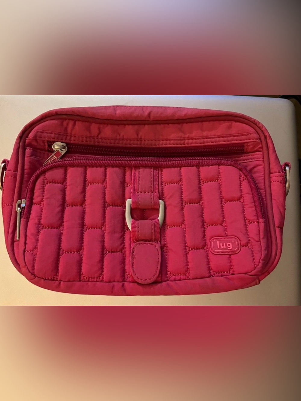 LUG Carousel XL crossbody/beltbag Pink